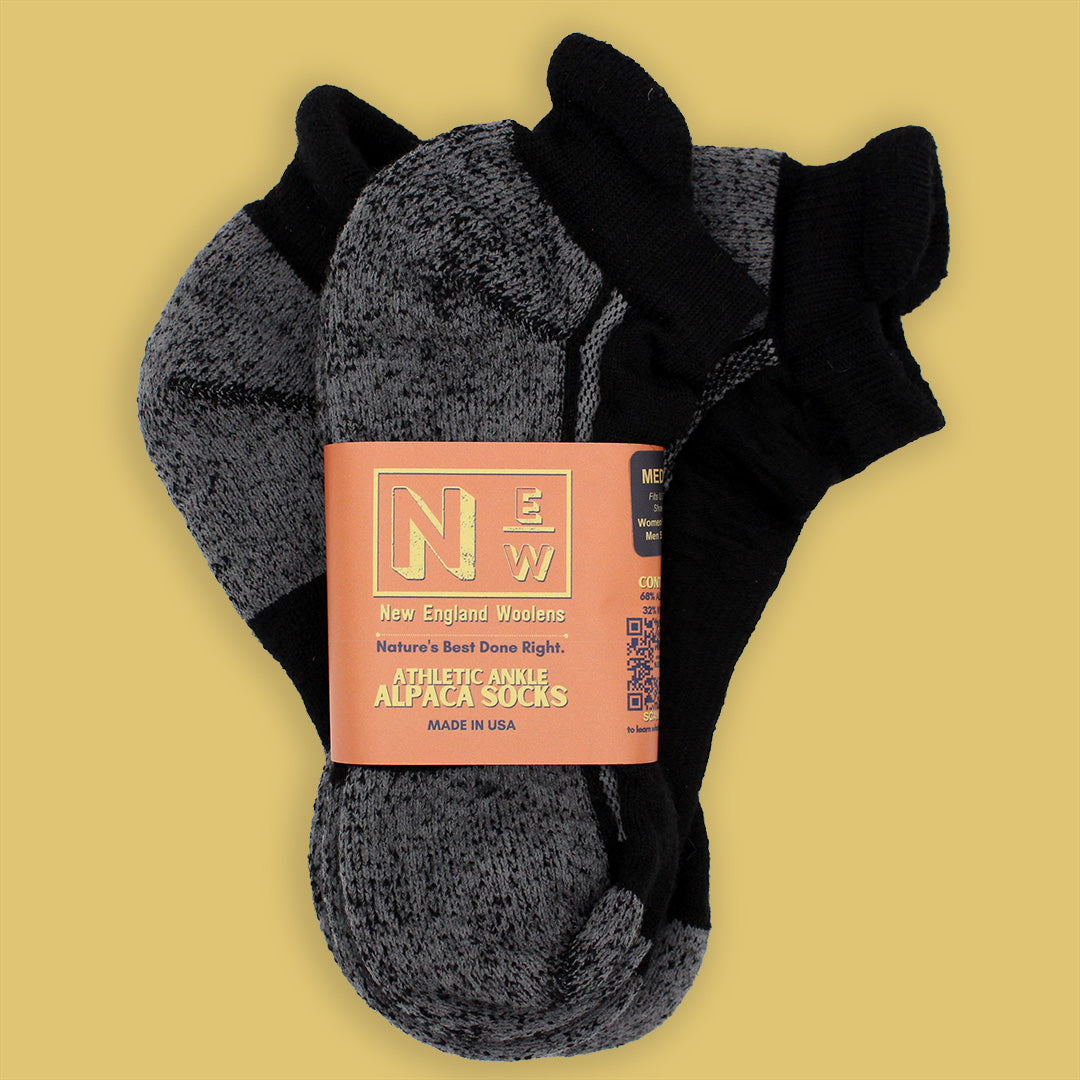 Athletic Ankle Alpaca Socks