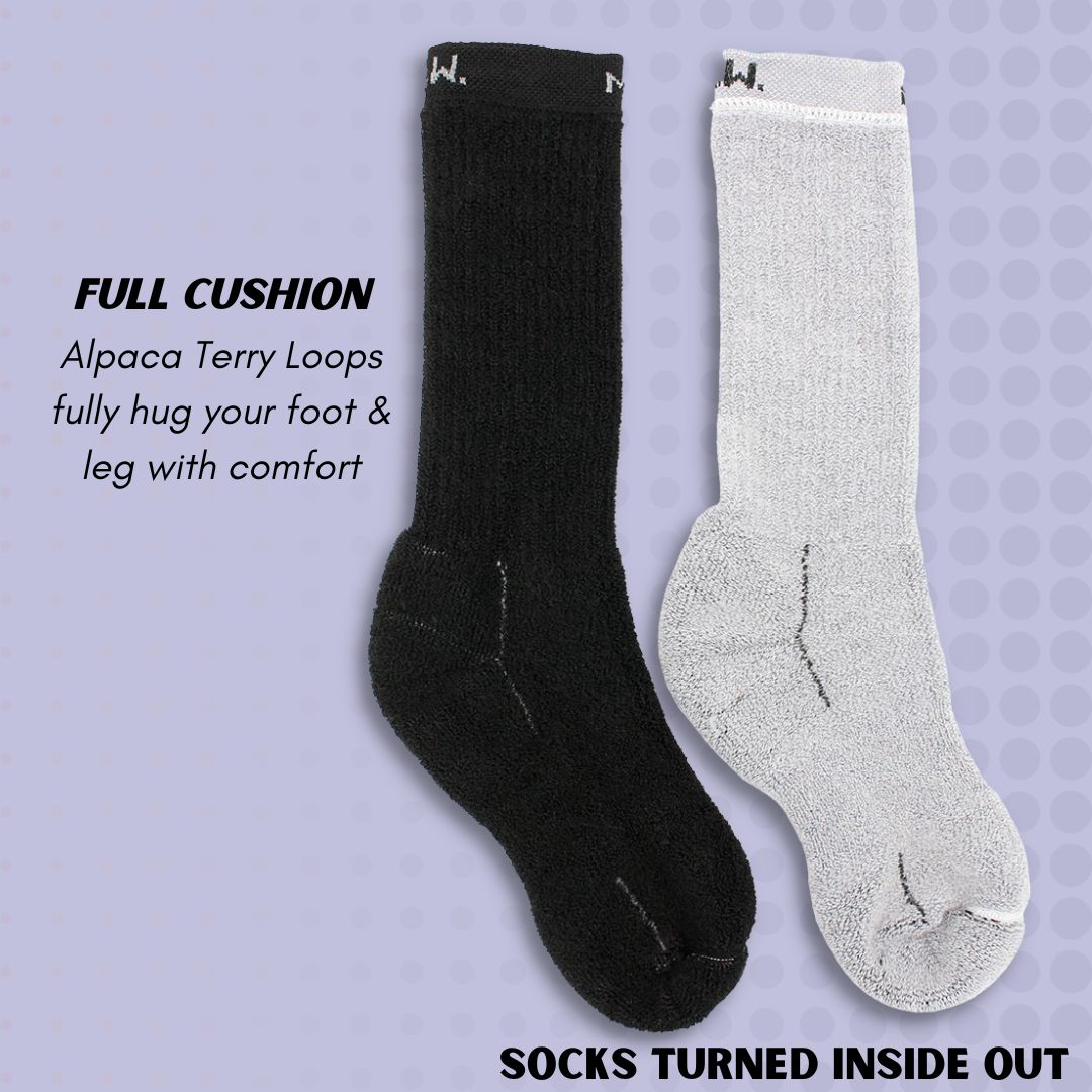 Rain or Shine Alpaca Boot Socks
